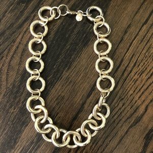 Oversized gold chain necklace from J.Crew